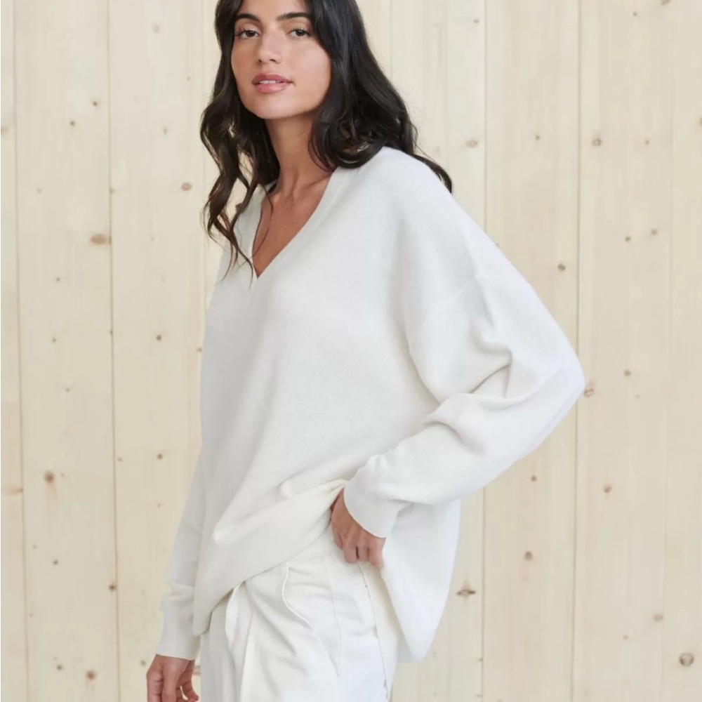 Jenni Kayne Charli Cashmere Sweater-a true XL fit rare for this brand